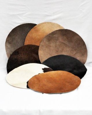 Peau de veau / vache djembé très fine avec poils L