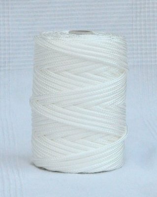 Corde tambour djembé creuse PA 6 mm Blanc 60 m