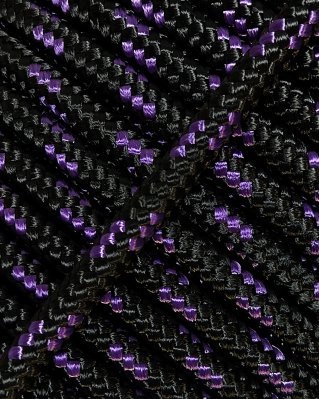 Corde tambour djembé renforcée 5 mm Noir / Violet 100 m