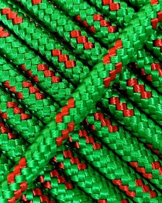 Corde tambour djembé renforcée 5 mm Vert / Rouge 100 m