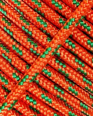 Corde tambour djembé renforcée 4 mm Cuivre / Vert 100 m