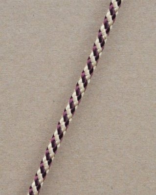 Drisse djembé 5 mm Diagonale Bordeaux / beige 100 m