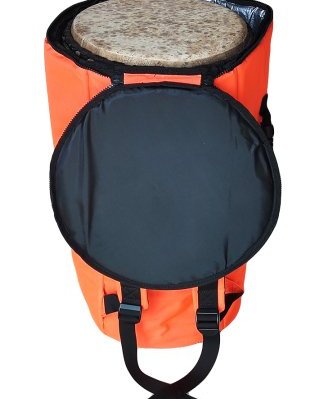 Housse djembé Percussion Africaine Classique XL Orange