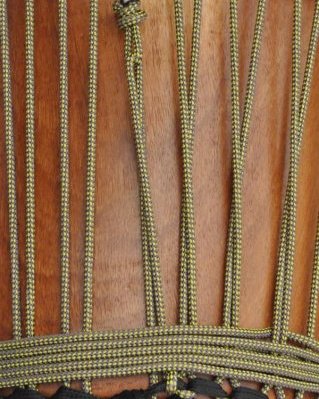 Drisse djembé 5 mm Damier Jaune tournesol / violet 100 m