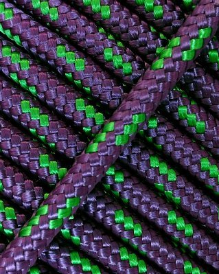 Corde tambour djembé renforcée 4 mm Violet / Vert 100 m