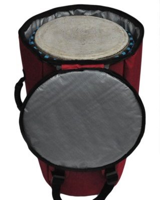Housse djembé Percussion Africaine Classique XL Rouge