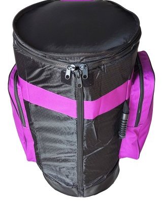 Housse djembé Percussion Africaine Premium XL Mauve