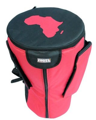 Housse djembé Roots Percussions Premium Rouge