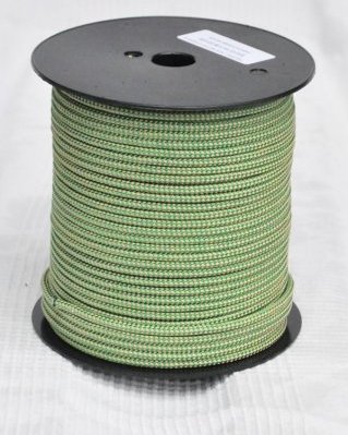 Drisse djembé 5 mm Damier Vert / beige 100 m