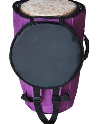 Housse djembé Percussion Africaine Classique XL Mauve