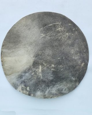 Peau de cerf djembé épaisse rasée L