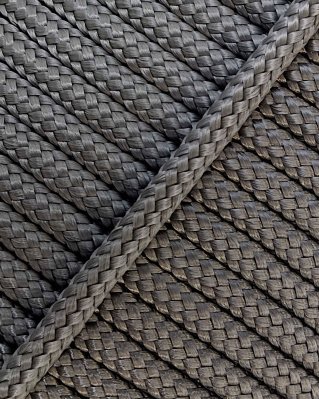 Corde tambour djembé creuse PES 6 mm Gris 100 m