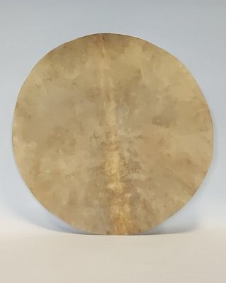 Peau d'élan djembé très épaisse rasée L