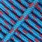 Corde tambour djembé renforcée 4 mm Bleu / Rouge 10 m