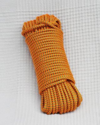 Drisse djembé 5 mm Chevron Orange fluo / vert 20 m