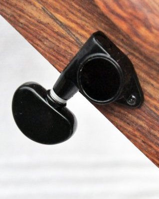 Mécaniques accordage pour kora ngoni Noir