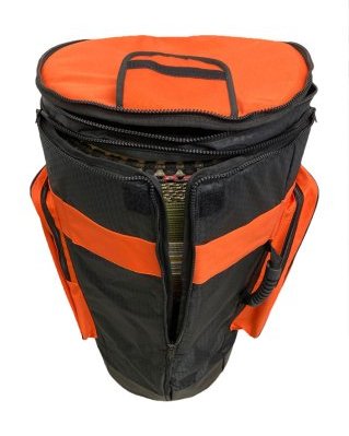 Housse djembé Percussion Africaine Premium XL Orange
