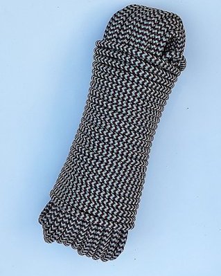 Drisse djembé 5 mm Chevron Bordeaux / gris 20 m