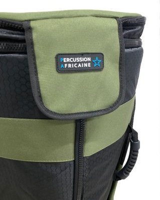 Housse djembé Percussion Africaine Premium XL Kaki