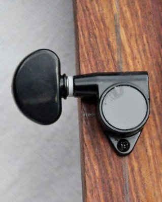 Mécaniques accordage pour kora ngoni Noir